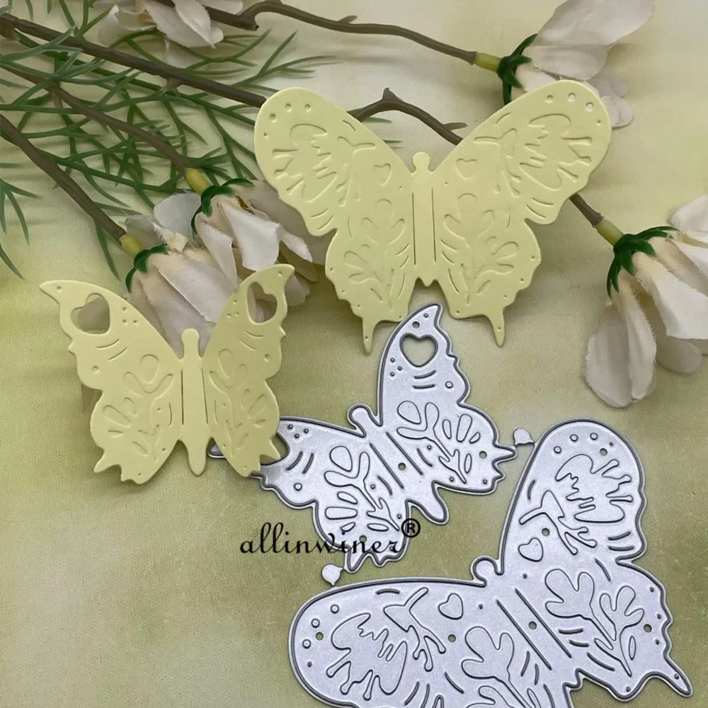 Papercraft Supply Invitation - レイヤードバタフライダイカット昆虫ペーパークラフトオーナメント、手作り招待状アルバムページ装飾用品